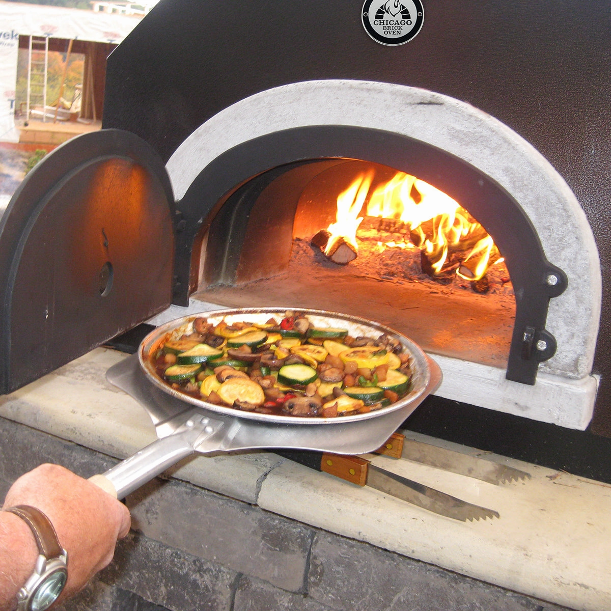 Chicago Brick Oven - CBO 750 Mobile Stand | Wood Fired Pizza Oven | Remarkable Cuisine