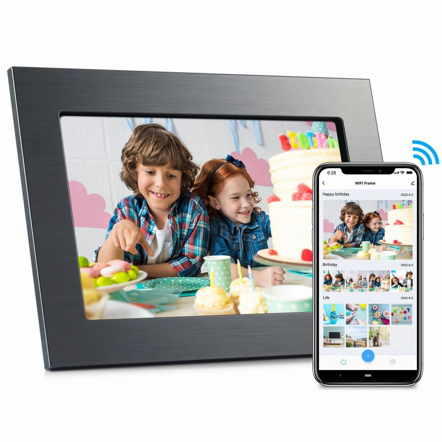 Eco4life 10.1 Wi-Fi Digital Photo Frame with Photos/Videos sharing - CPF1033