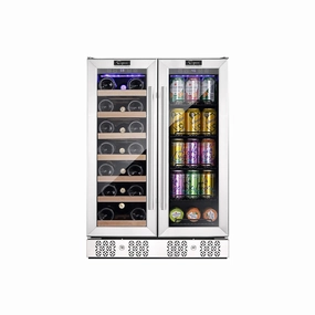 Empava 24 Dual Zone Wine Cooler & Beverage Fridge BR03D