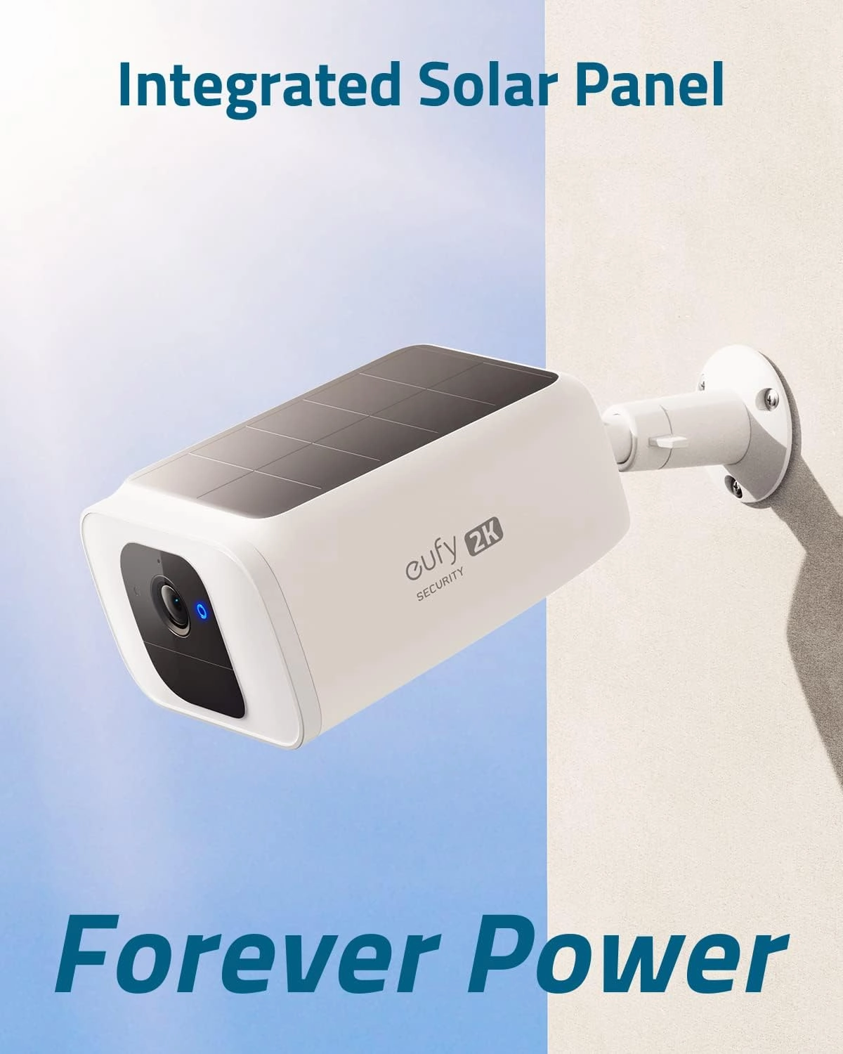 Eufy SoloCam S230 Solar 2K Wireless Outdoor Security Spotlight Camera