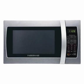 Farberware Professional FMO13AHTBKI 1.3 Cu. Ft. 1000-Watt Microwave Oven with Sensor. Stainless/Silver