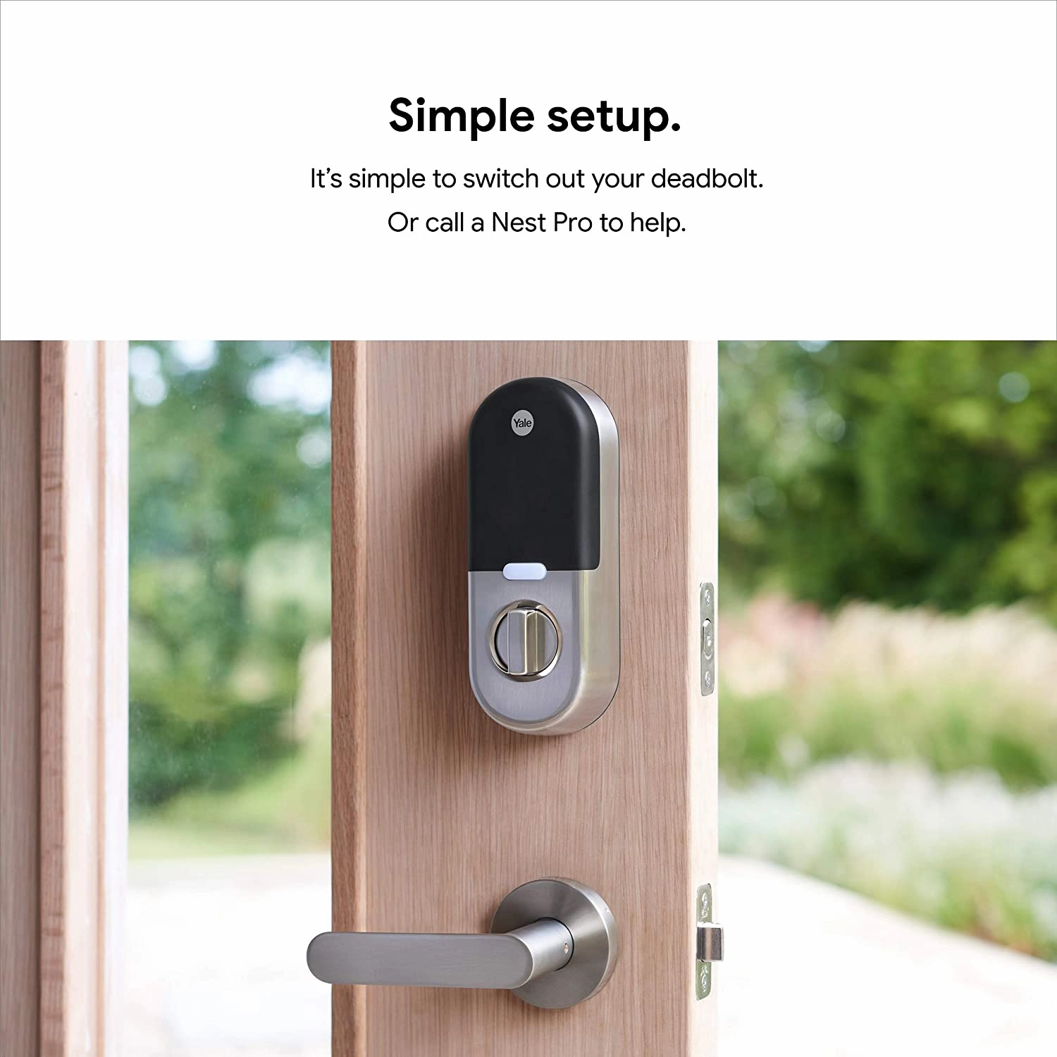 Google Nest x Yale Smart Lock for Keyless Entry
