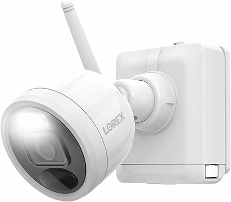 Lorex L4248D-4AA4-E 2K 4.0-MP 8-Camera-Capable 32-GB NVR System with 4 Outdoor Wi-Fi Battery Security Cameras. White. L4248D-4AA4-E