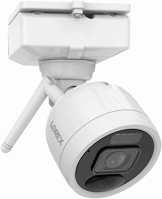 Lorex U424AA-E 2K 4.0-MP Add-on Outdoor Wi-Fi Battery Security Camera White