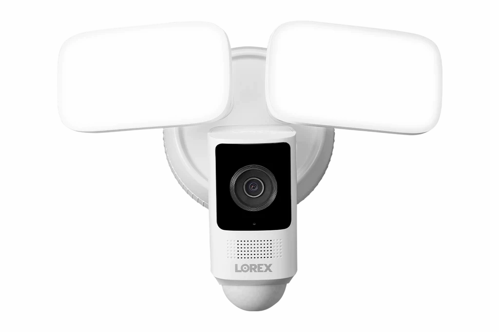 Lorex W452ASDB-E Wi-Fi 2K 4.0-MP Wired Floodlight Security Camera (Black)