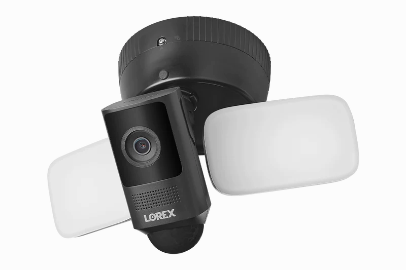 Lorex W452ASDB-E Wi-Fi 2K 4.0-MP Wired Floodlight Security Camera (Black)