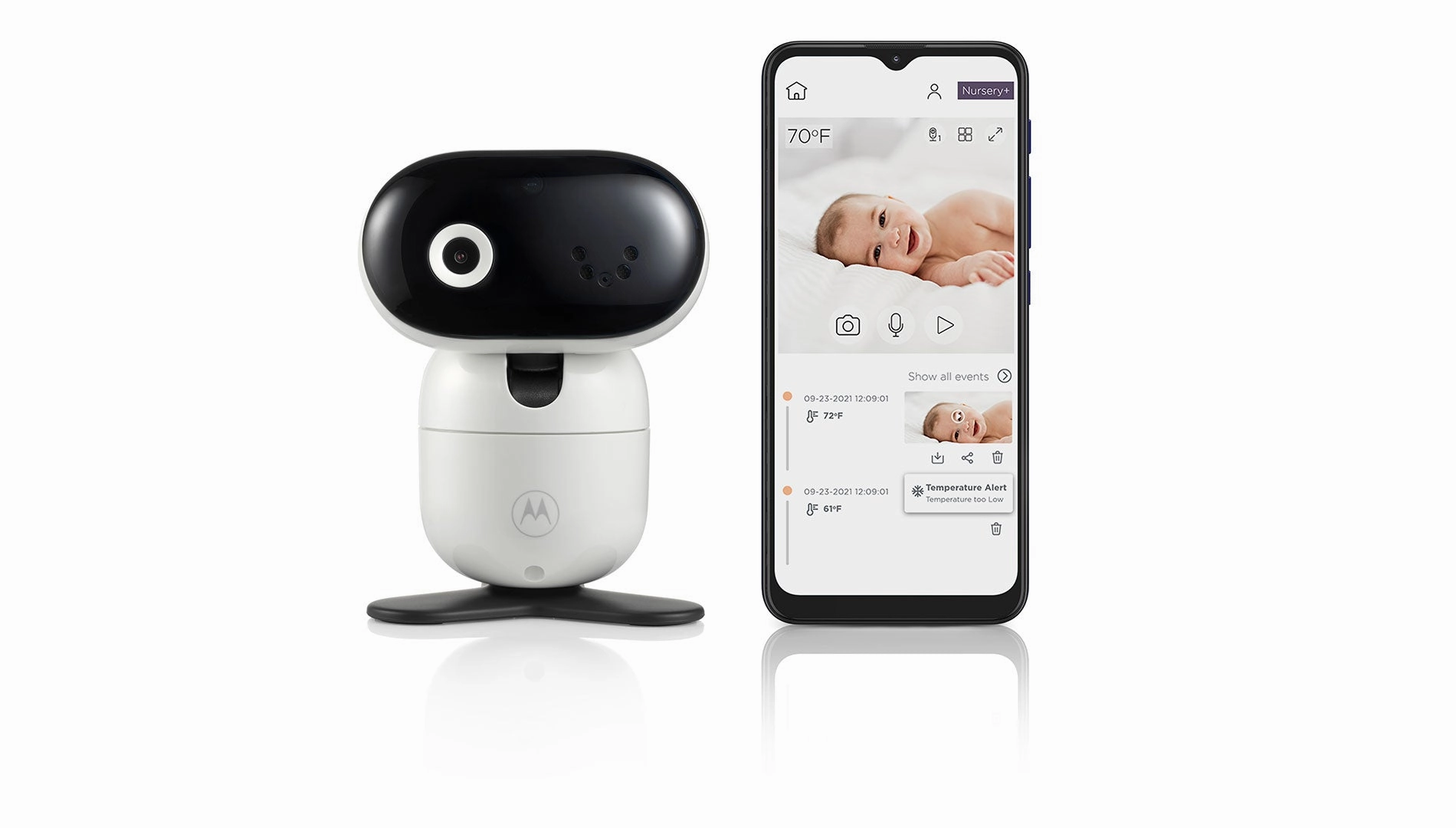 Motorola PIP1010 Connect 1080p Remote Pan/Tilt Video Baby Camera