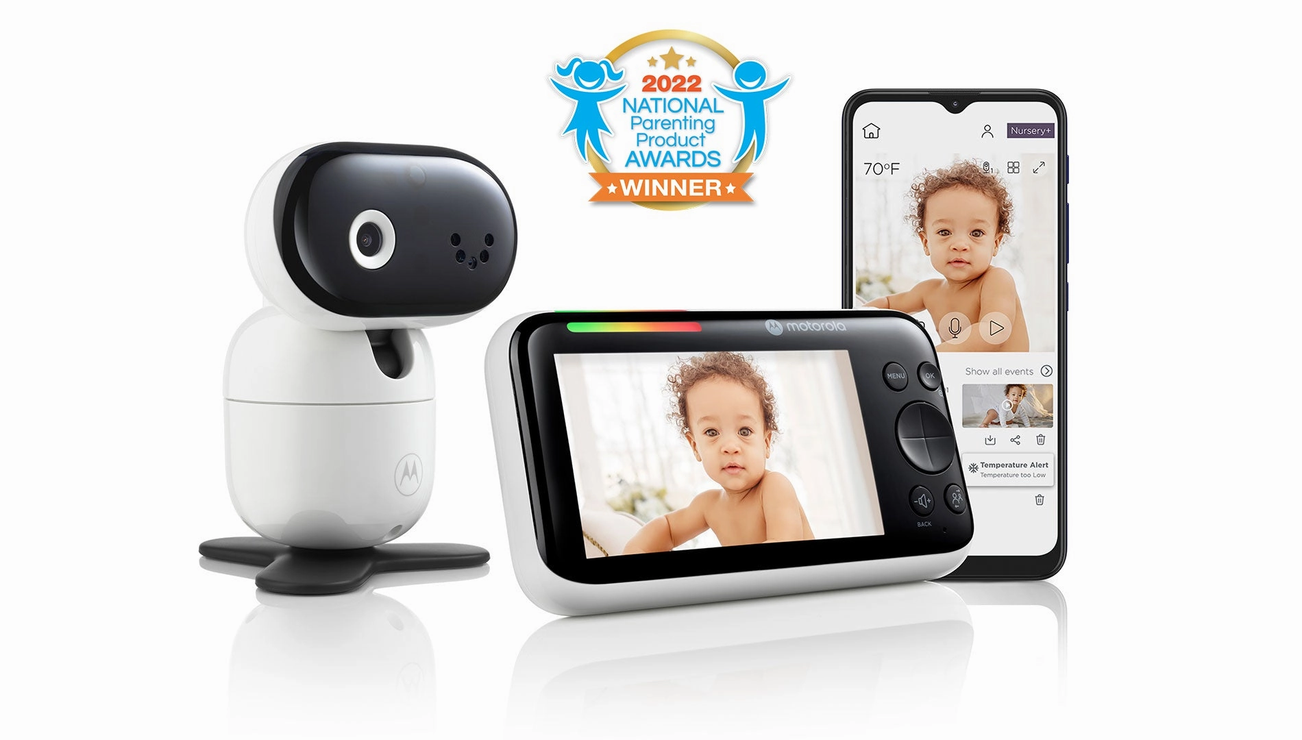 Motorola PIP1510 Connect 5 1080p Remote Pan/Tilt Video Baby Monitor