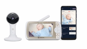 Motorola VM65 Connect 5 Connected Manual Pan/Tilt 1080p Video Baby Monitor