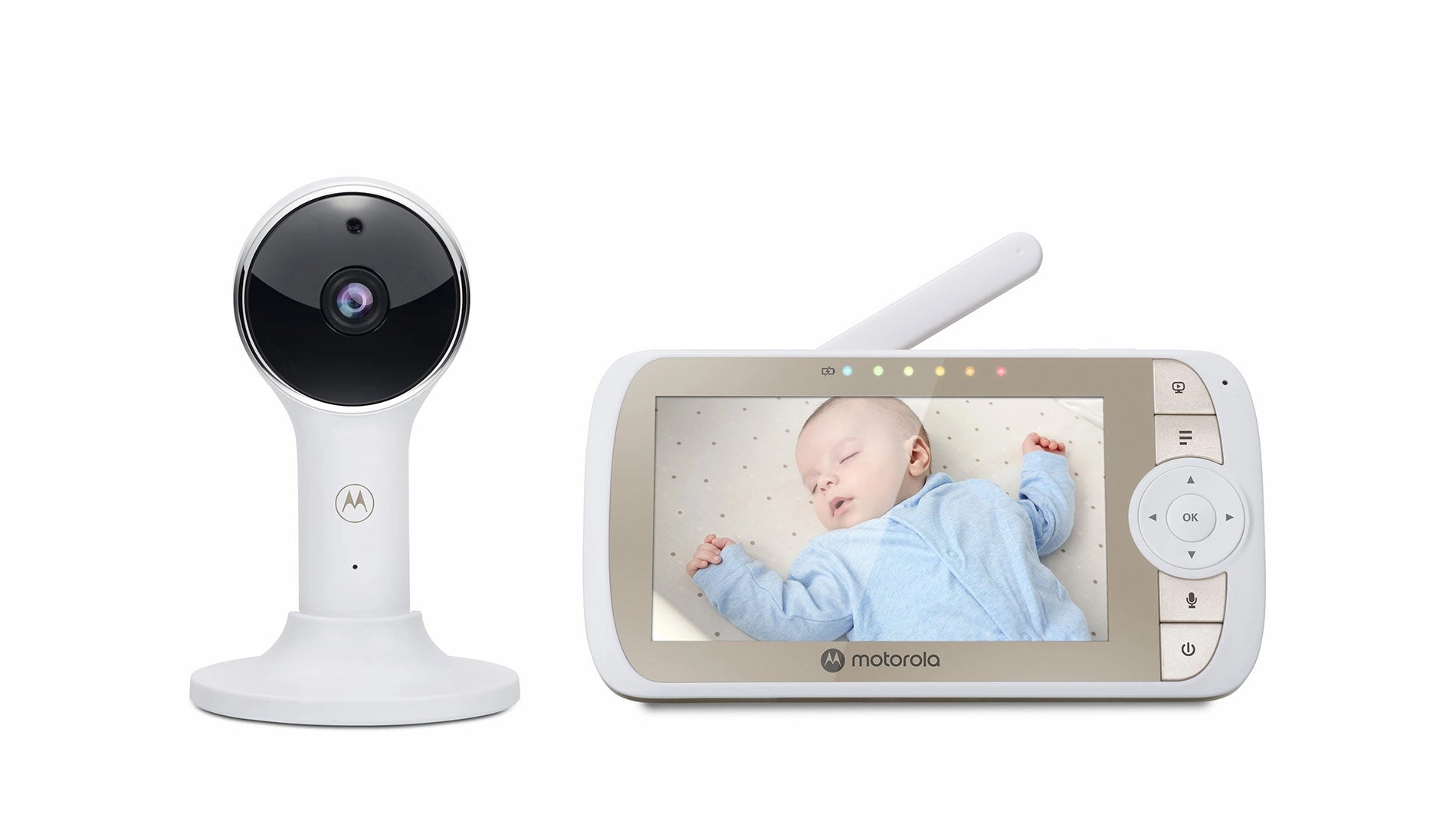 Motorola VM65 Connect 5 Connected Manual Pan/Tilt 1080p Video Baby Monitor