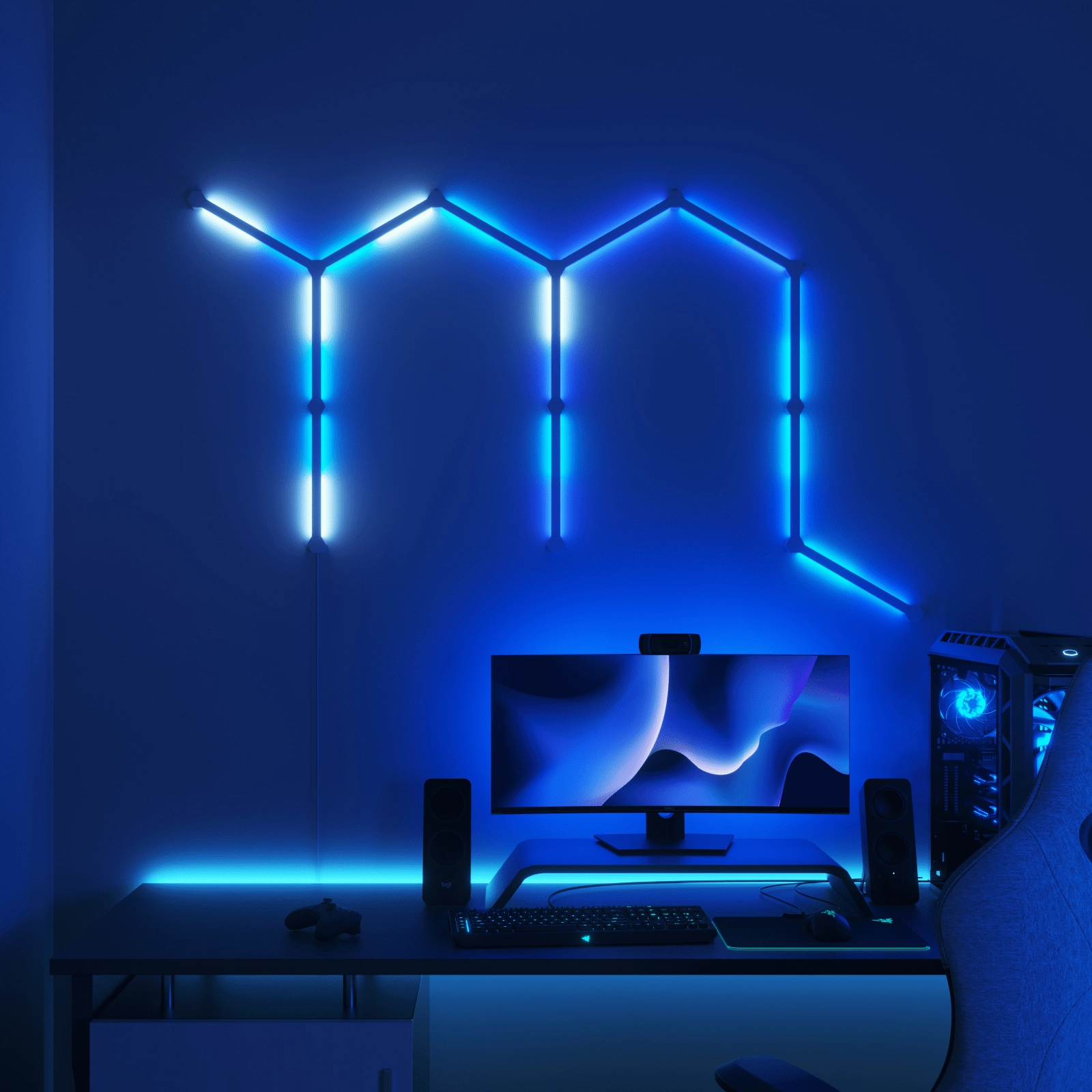 Nanoleaf - Lines 12PK Soft Bundle