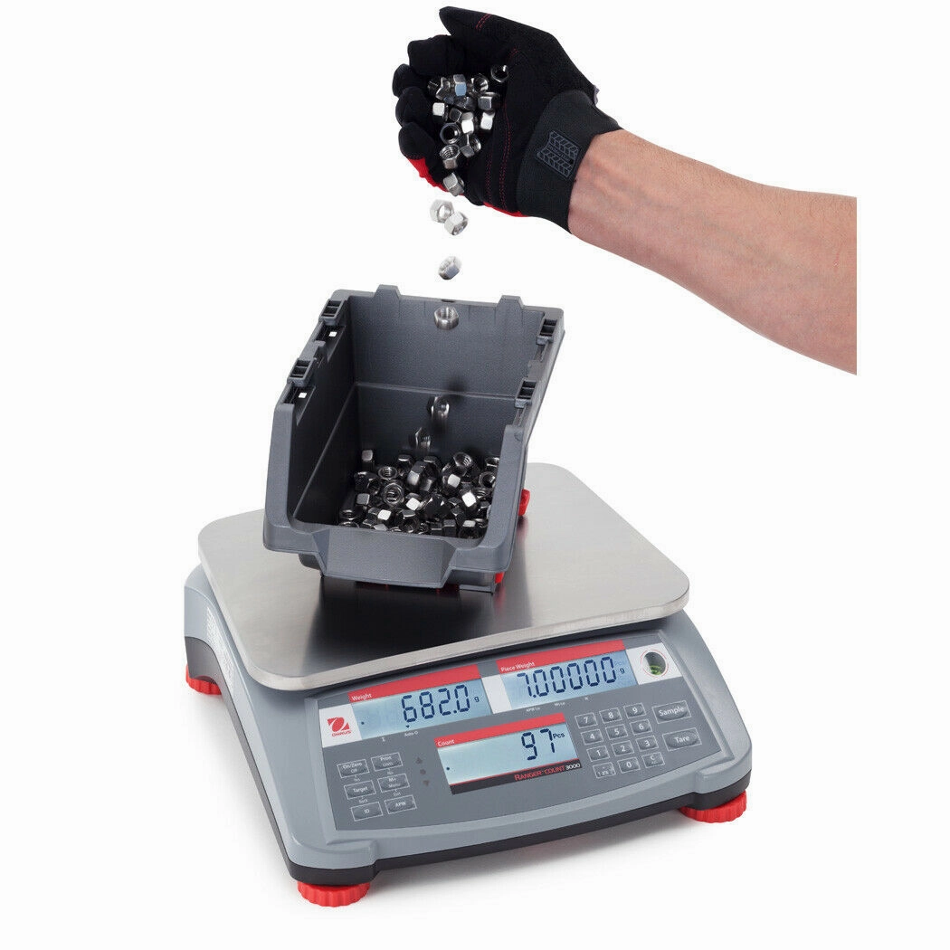 OHAUS RC31P3 6lb Read 0.002lb Compact Counting Scale