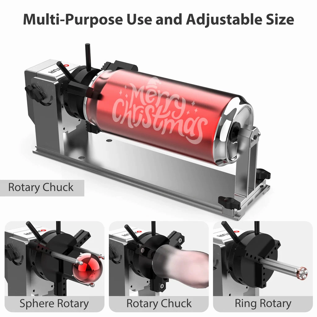 Ortur Y-axis Rotary Chuck for Laser Engraver (YRC1.0)