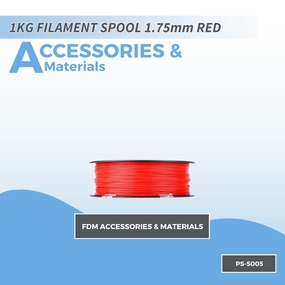 PicoSTEM 1KG FILAMENT SPOOL 1.75mm RED PLA  