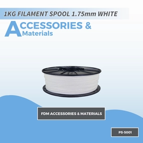 PicoSTEM 1KG FILAMENT SPOOL 1.75mm WHITE PLA  