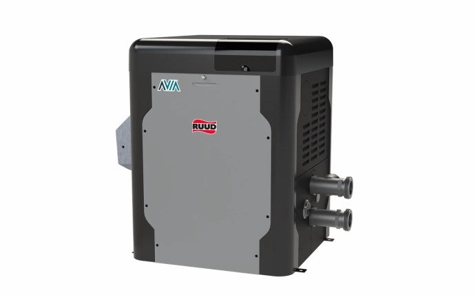 RUUD AVIA 264K BTU Liquid Propane Pool & Spa Heater  Low NOx & WiFi Enabled (P-D264A-EP-C)