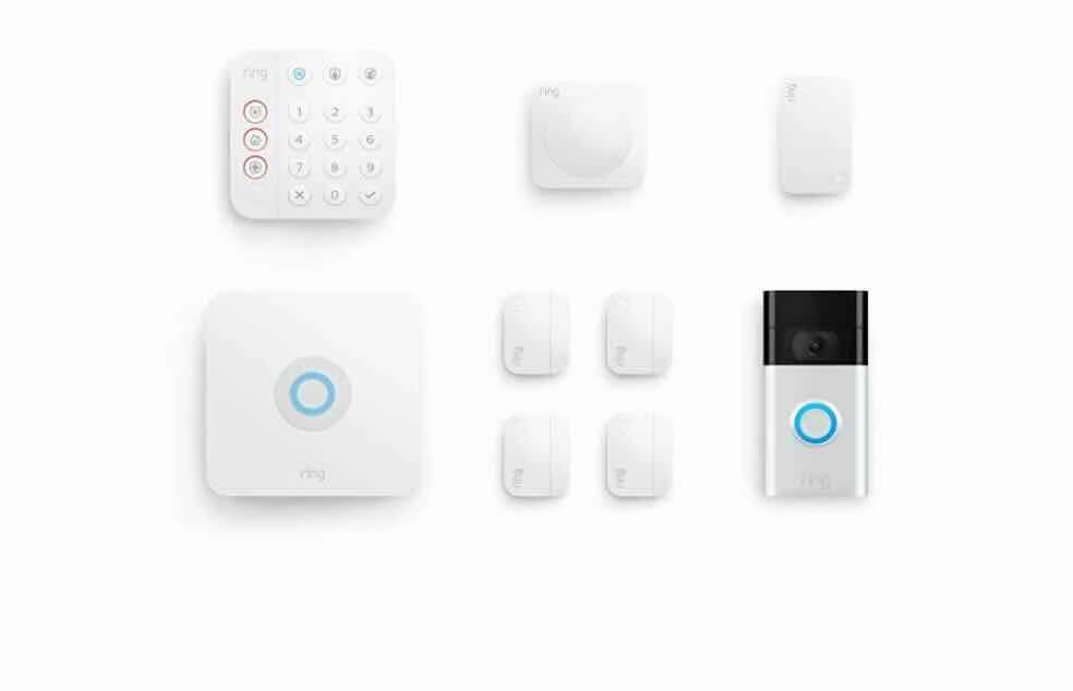 Special Bundle:  Ring Video Doorbell (Gen 2)   Ring Alarm Kit V2 700 Series (8 pieces)