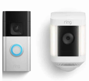 Special Bundle: Ring Battery Doorbell Plus   Ring Spotlight Cam Battery Plus
