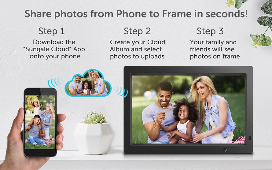 Sungale Latest G3 19-inch Wi-Fi Cloud Frame CPF1907