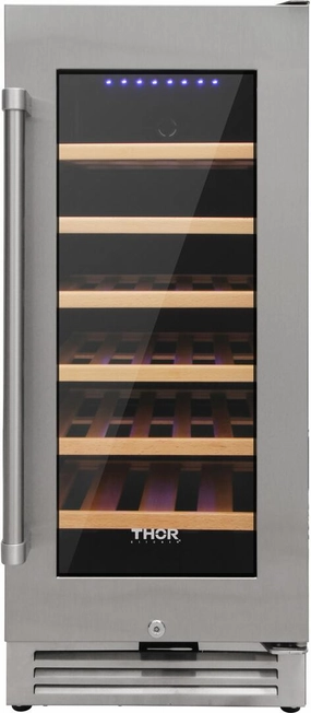 Thor Kitchen TWC1501 15 Inch Single Zone Wine Cooler. 33 Wine Bottle Capacity