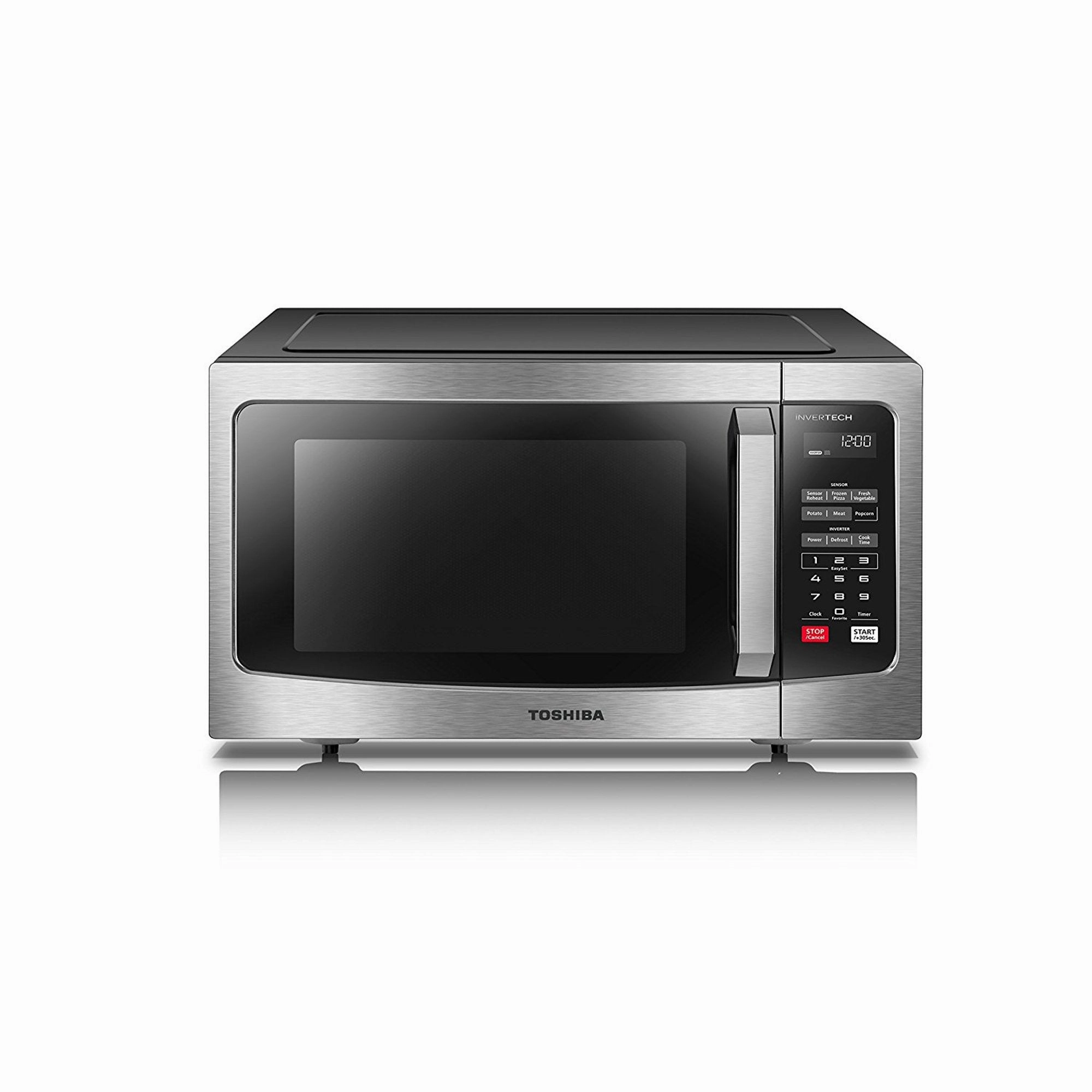 Toshiba MLEM16PST 1.6 Cu. Ft. Microwave with Inverter Technology. Stainless Steel
