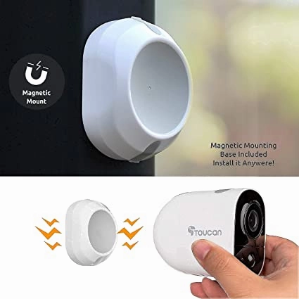 Toucan 1 Wireless Battery Powered Video Doorbell   2 Wireless Battery Powered Camera 6500 mAh Bundle