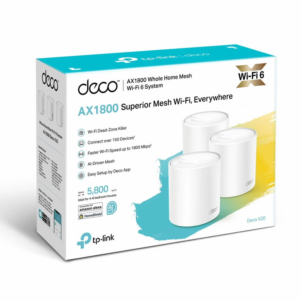 Tp-Link AX1800 Whole Home Mesh Wi-Fi 6 System (3-Pack)