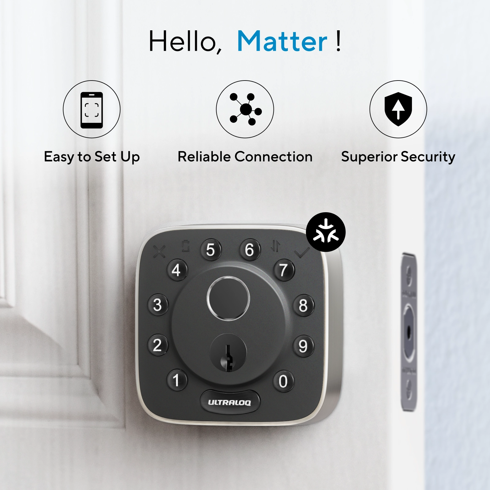 Ultraloq Bolt Fingerprint Matter