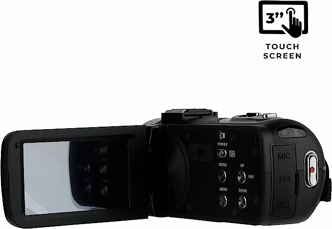 Vivitar 4K Camcorder w/ 3 Rotational LCD