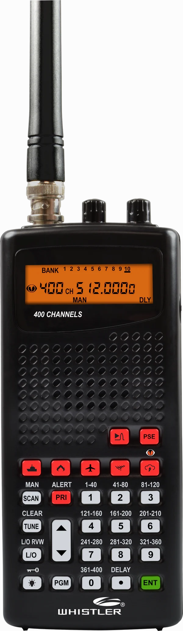 Whistler WS1010 Analog Handheld Scanner